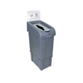 Jangro Grey 80L Recycling Bin with General Waste Back Panel