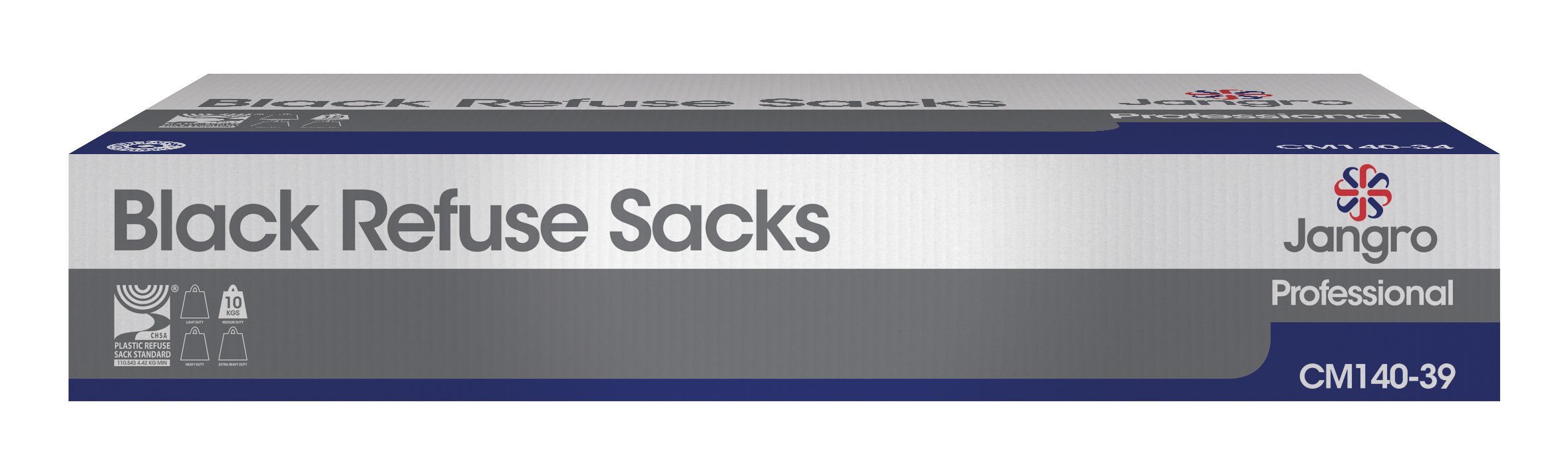 Jangro Professional Medium Duty Refuse Sacks - Black