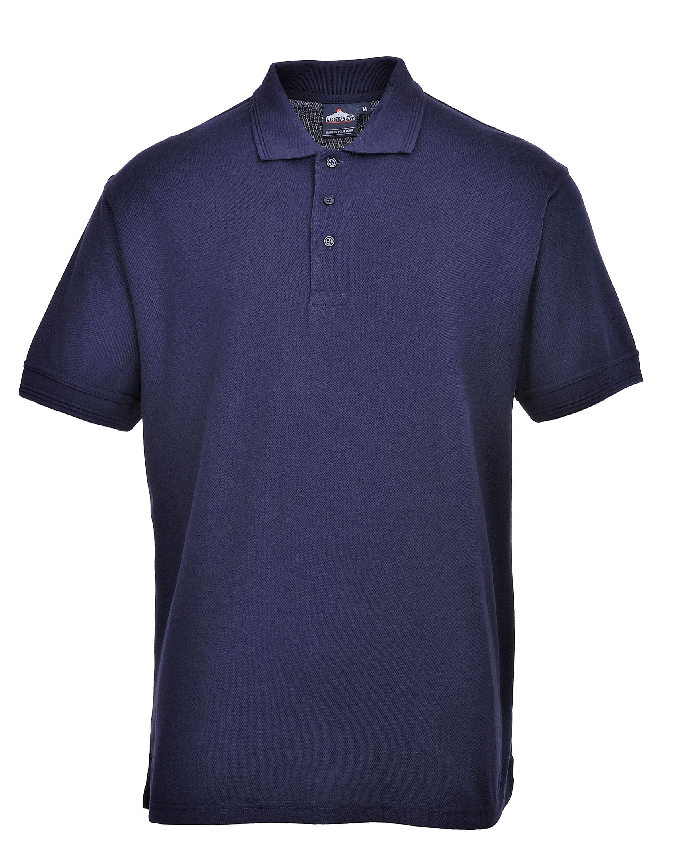 Naples Polo Shirt - XL - Navy
