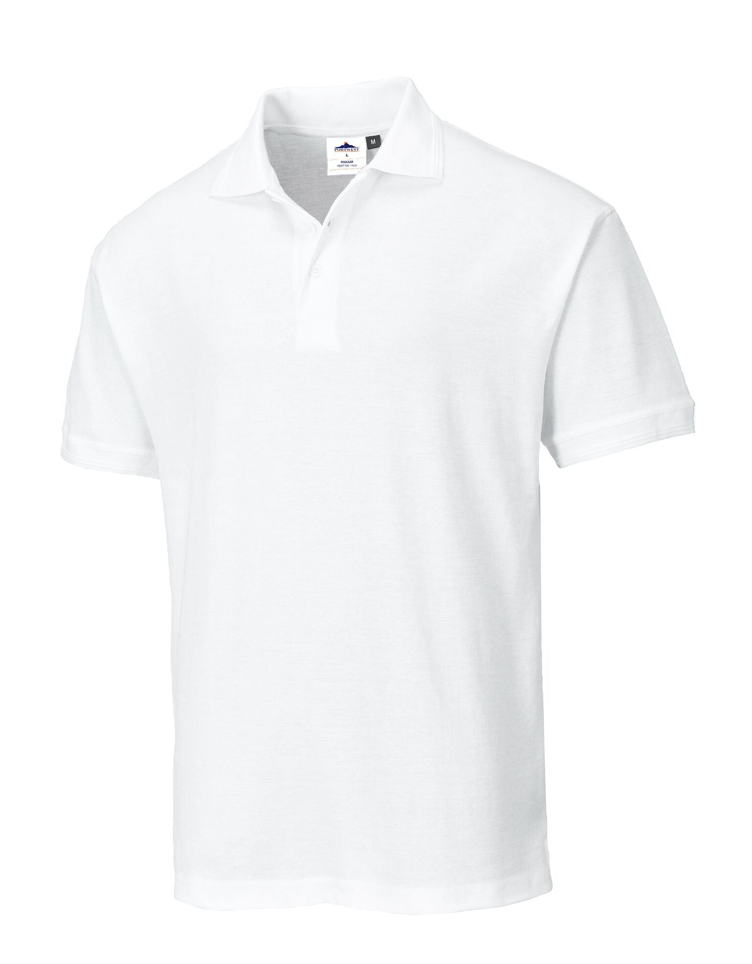 Naples Polo Shirt - M - White