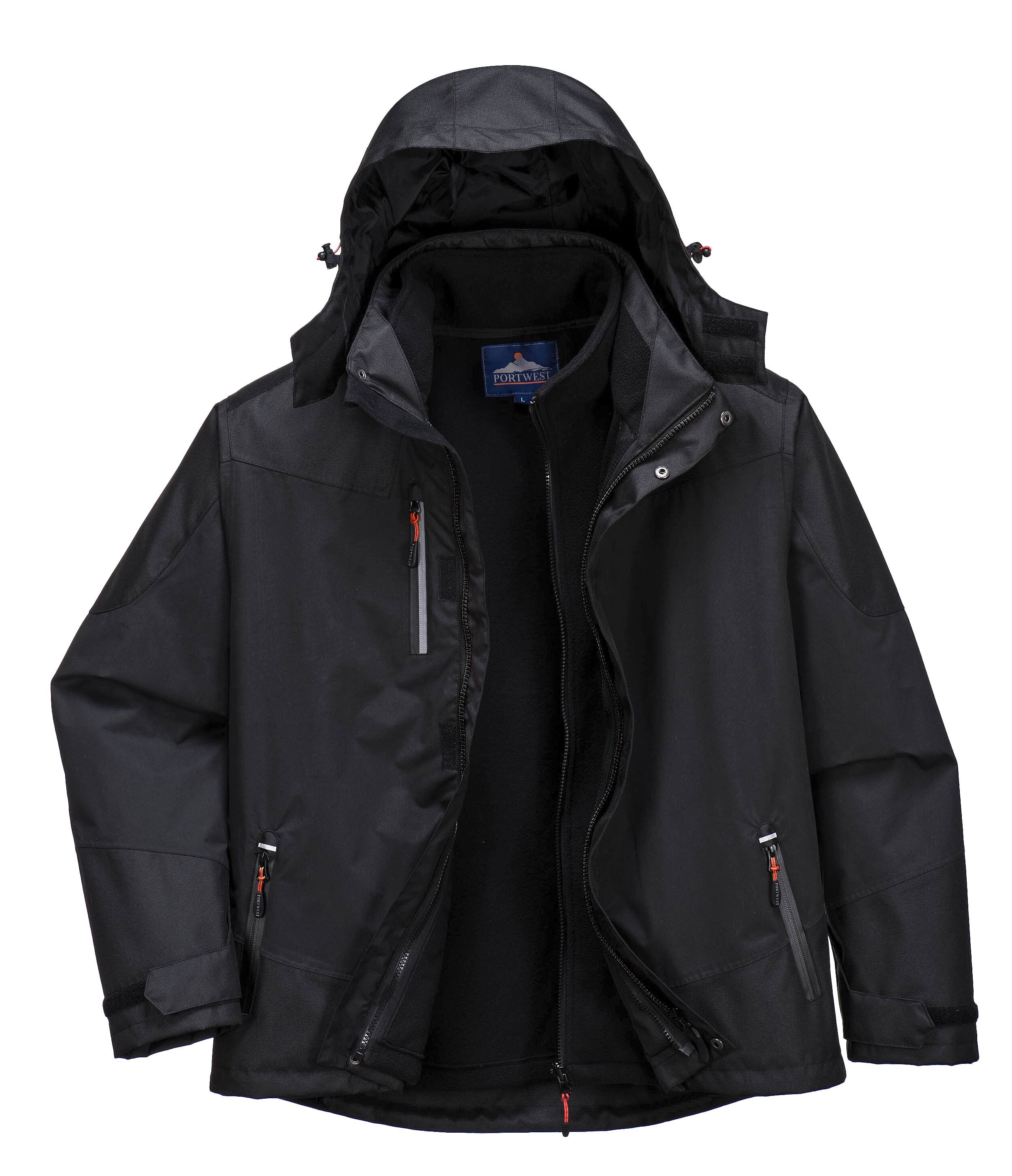 Radial 3-in-1 Jacket - M - Black