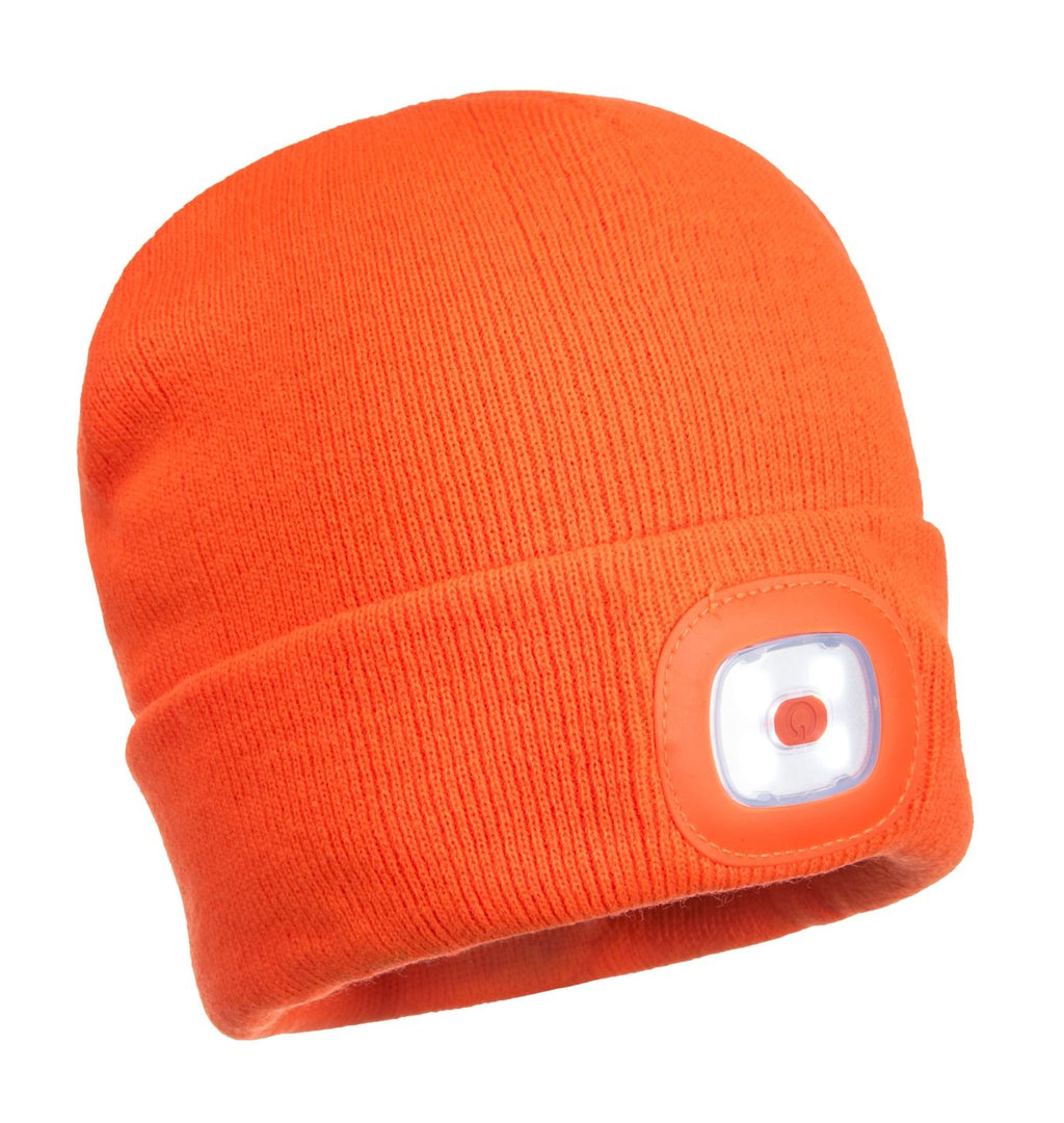 LED Beanie Hat - Orange