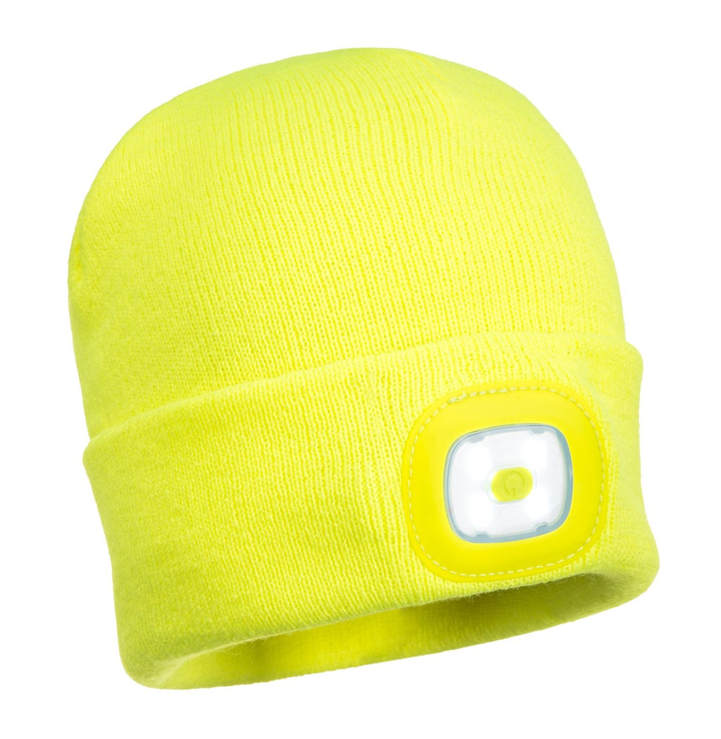LED Beanie Hat - Yellow