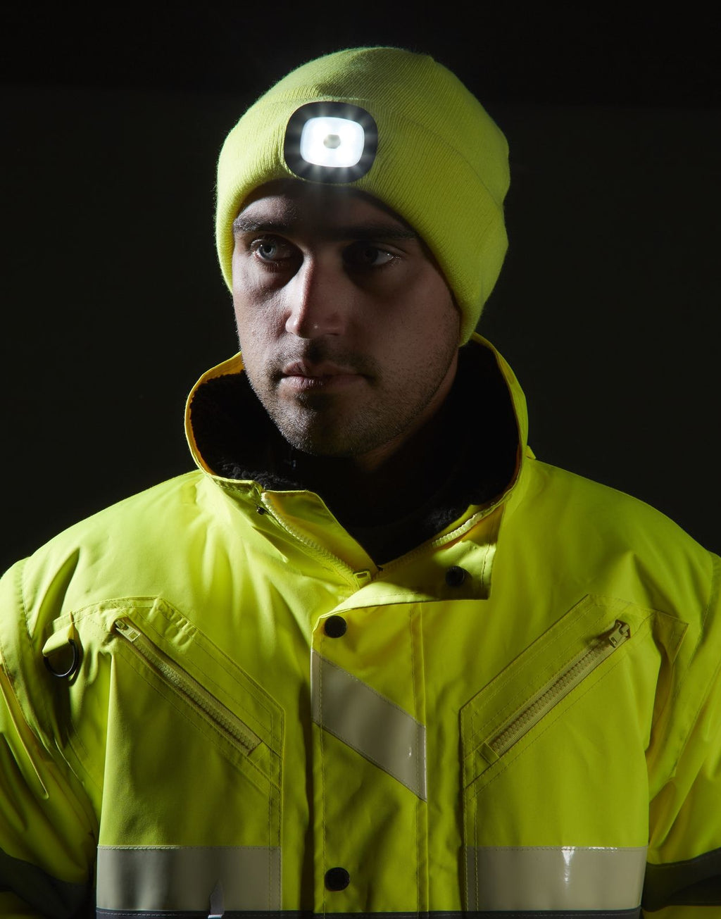 LED Beanie Hat - Yellow