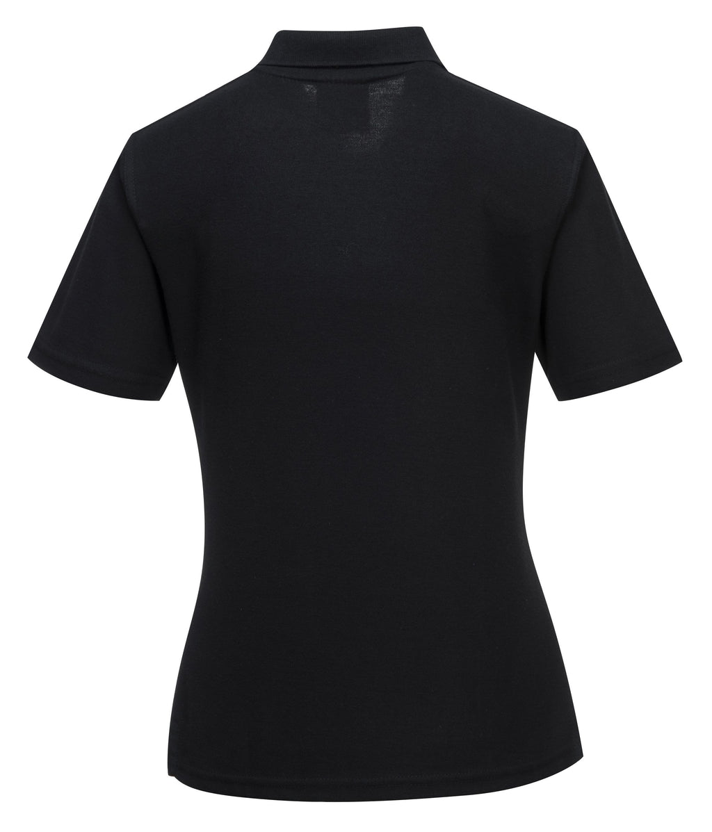 Ladies Naples Polo Shirt - L - Black