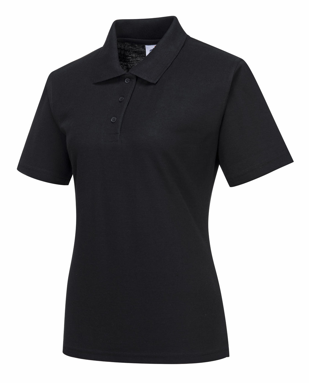 Ladies Naples Polo Shirt - S - Black