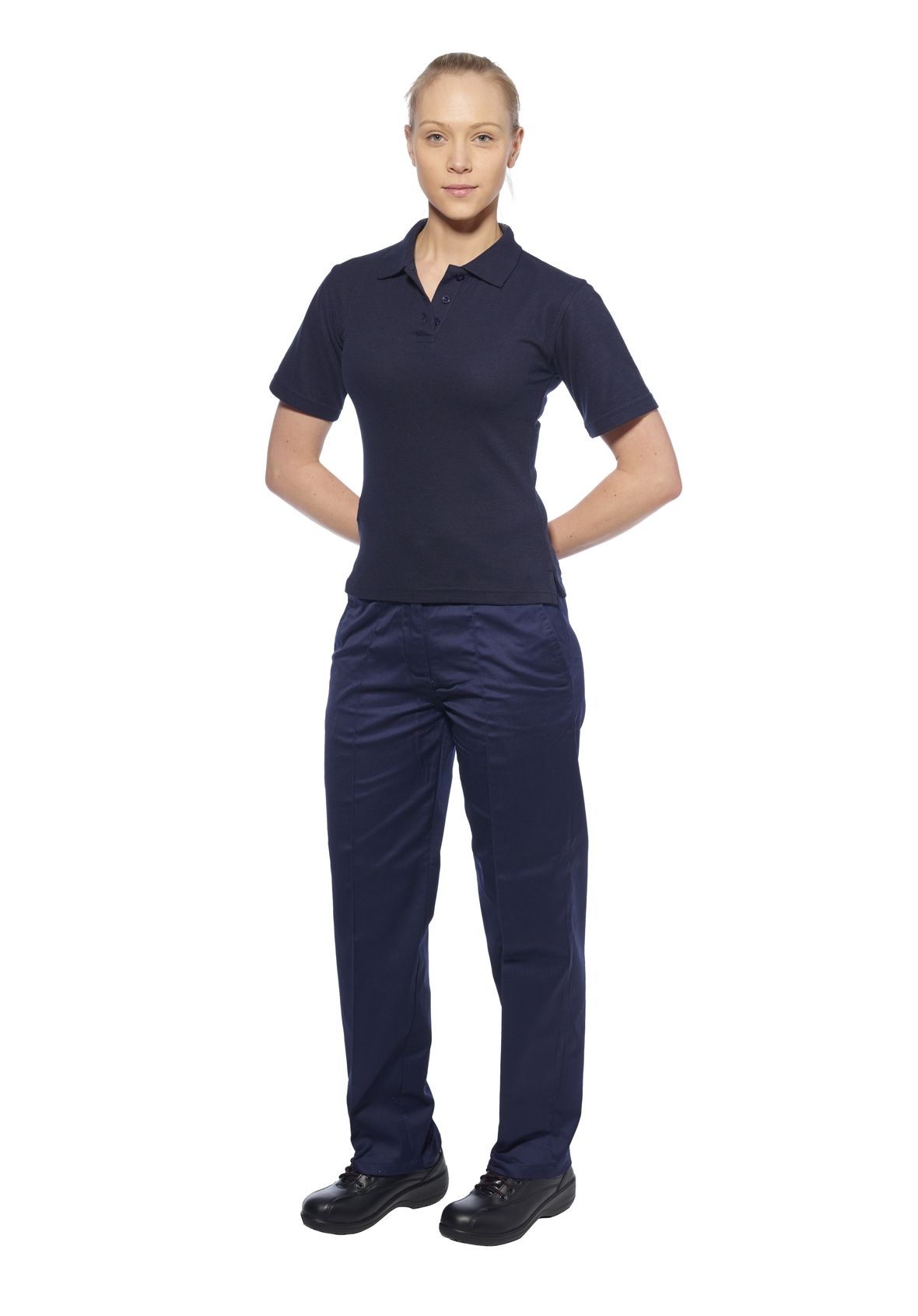Ladies Naples Polo Shirt - M - Navy