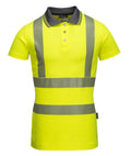 Ladies Pro Hi-Vis Polo Shirt - XS - Yellow
