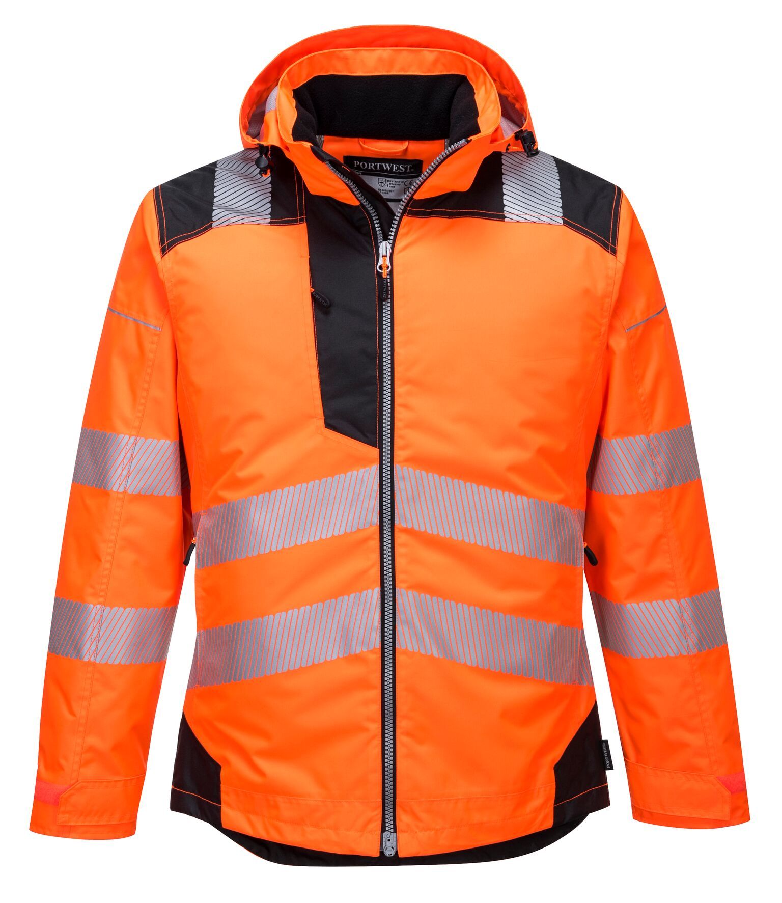 Hi-Vis Rain Jacket - M - Orange