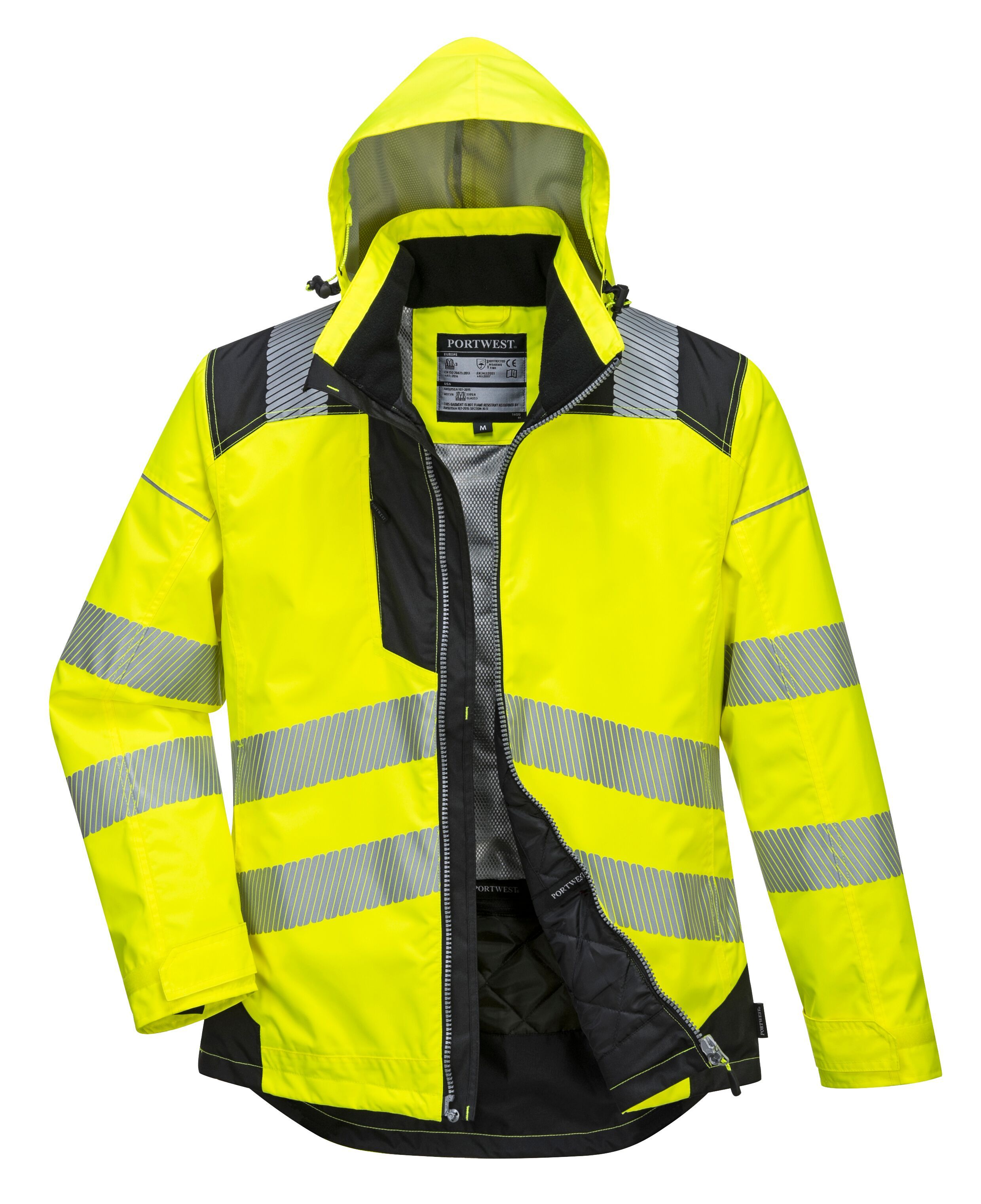 Hi-Vis Rain Jacket - 3XL - Yellow