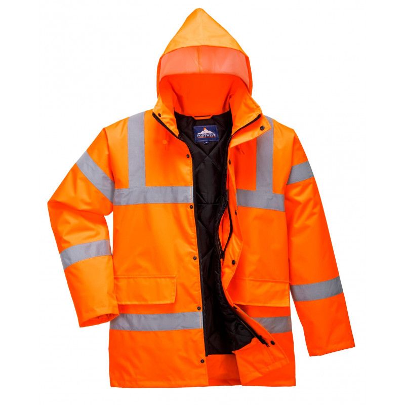 Hi-Vis Winter Traffic Jacket - XL - Orange