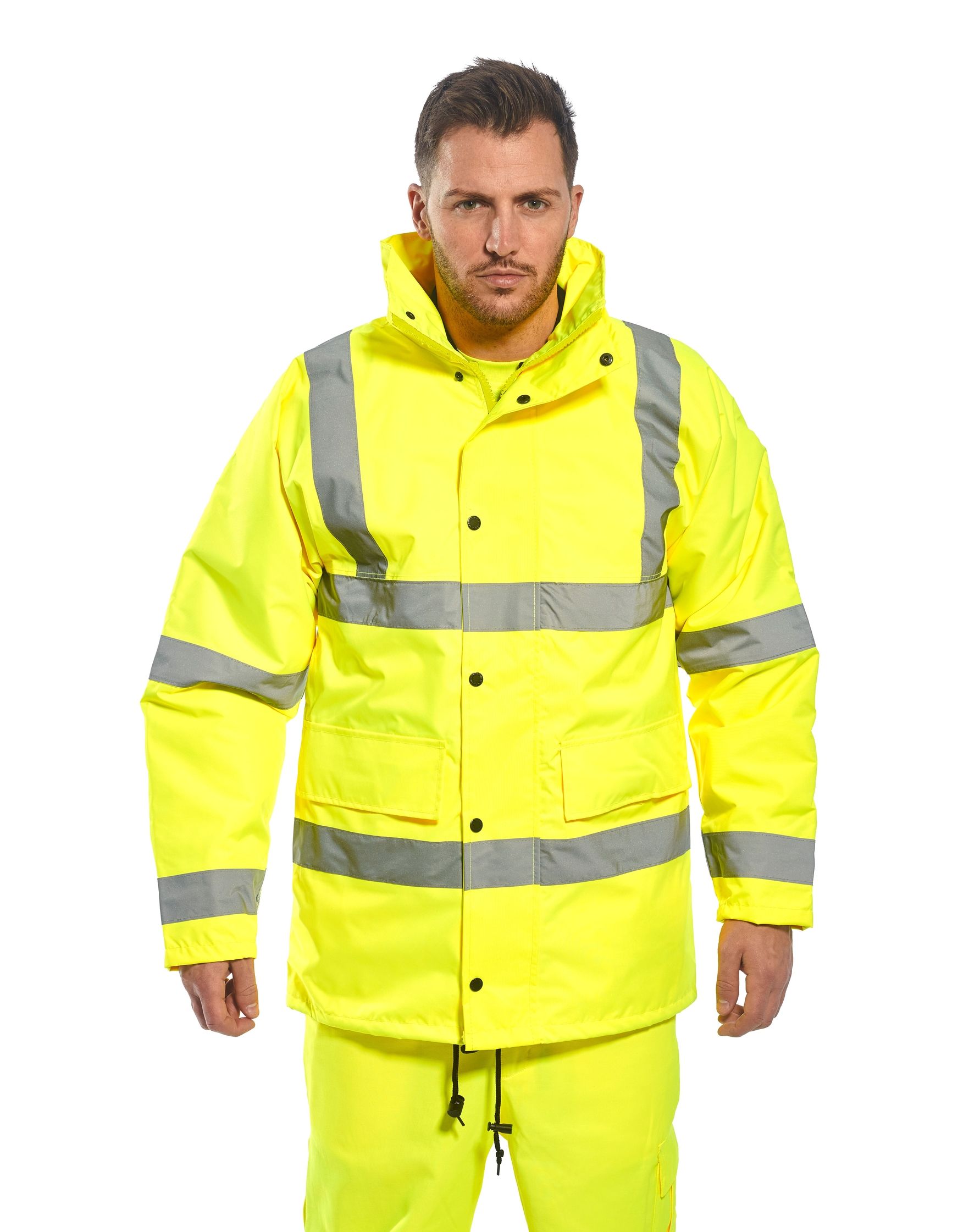 Hi-Vis Winter Traffic Jacket - 5XL - Yellow