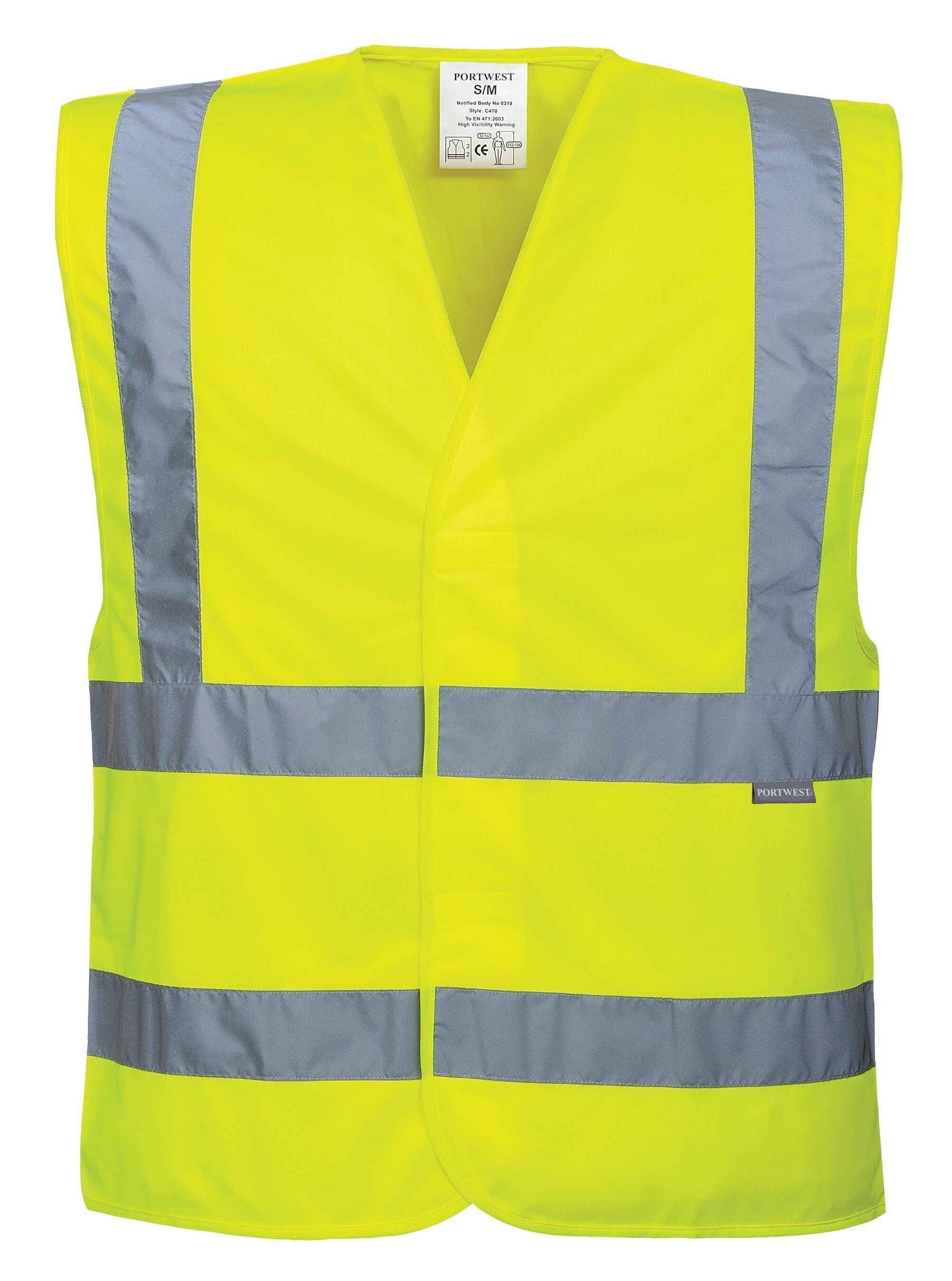 Hi-Vis Vest - 6XL / 7XL - Yellow