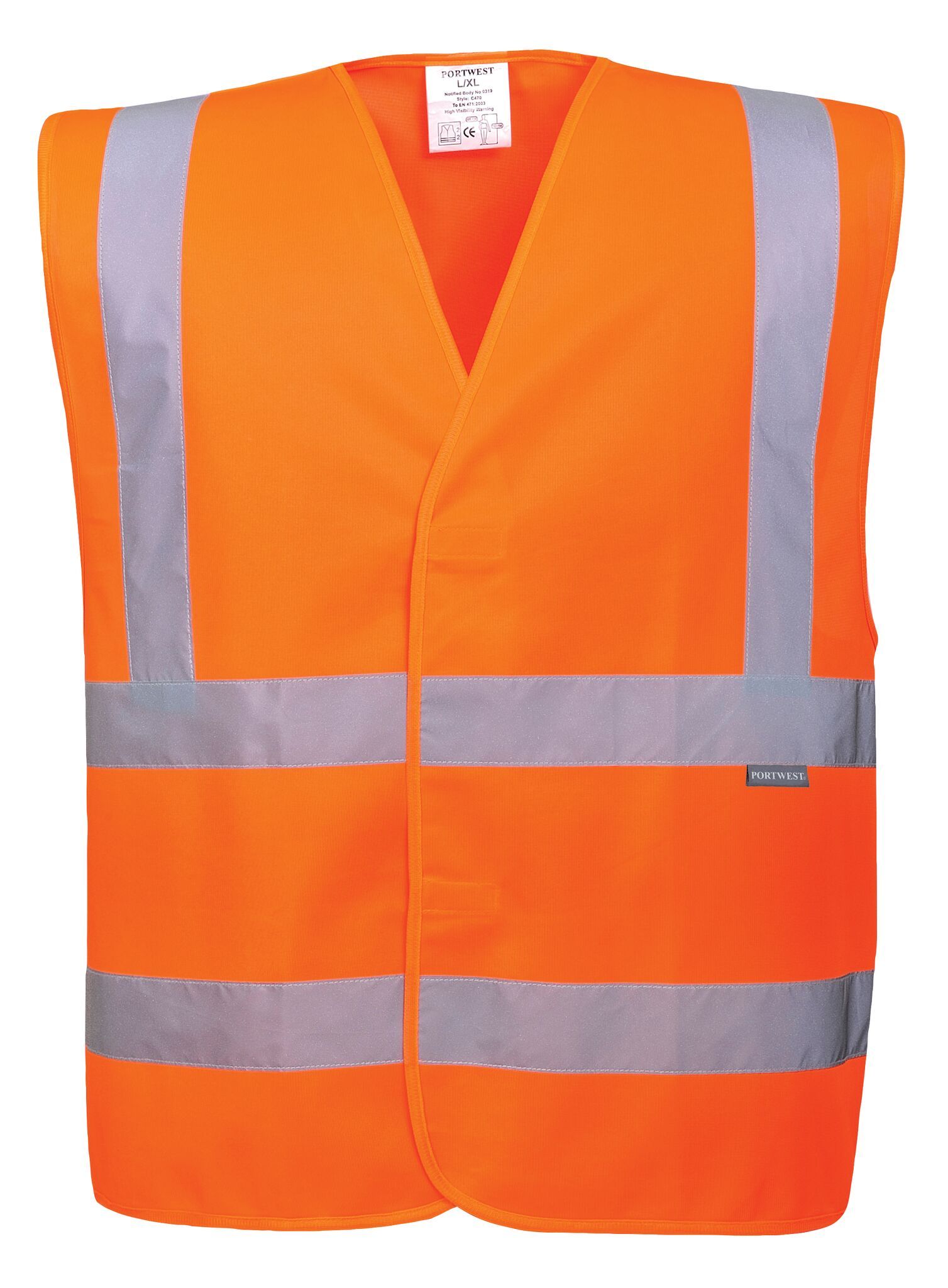 Hi-Vis Vest - 6XL / 7XL - Orange