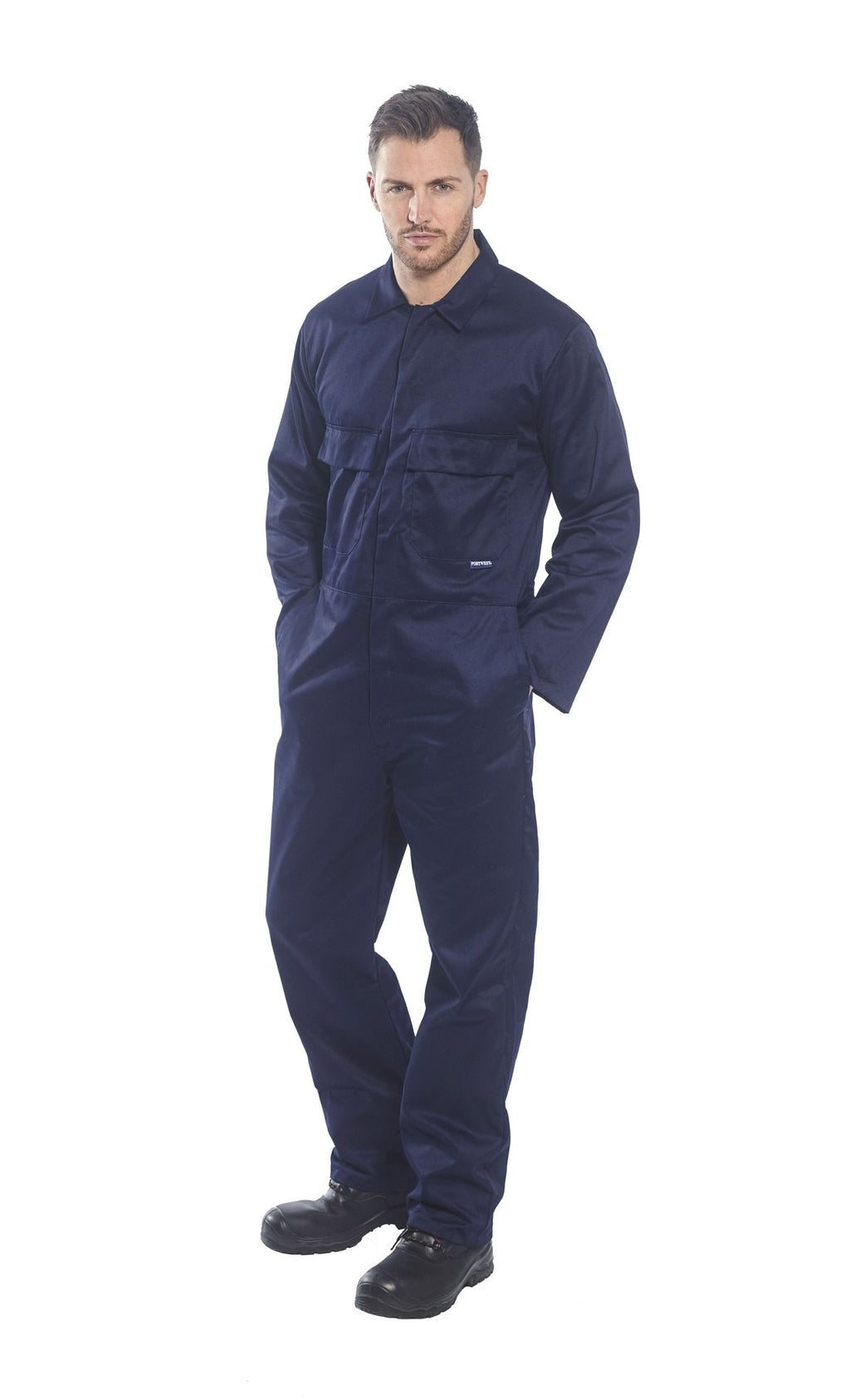 Euro Workwear Coverall - L - Navy