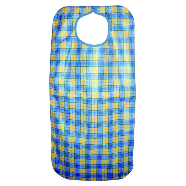 Heavy Duty Clothing Protector Apron - Yellow Check