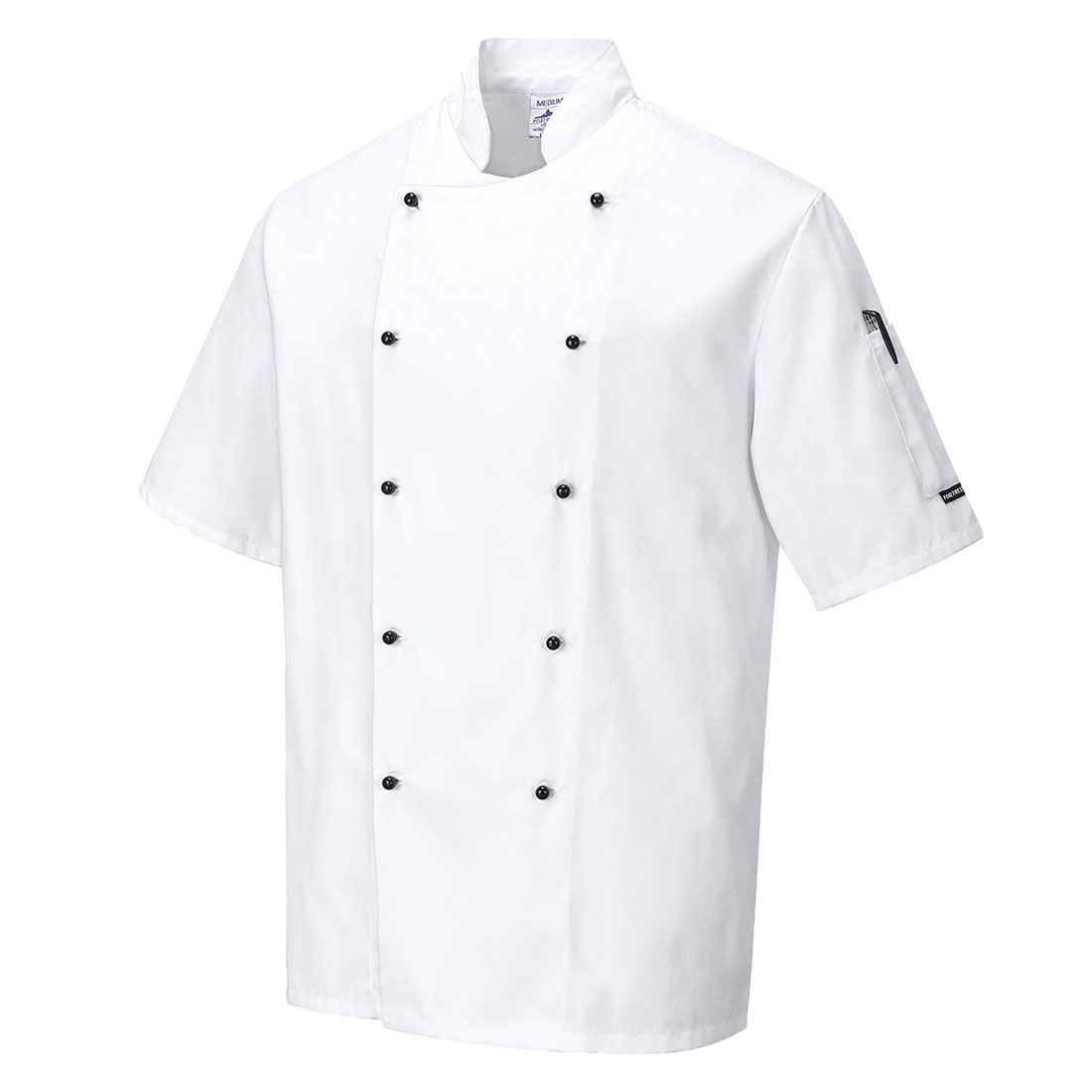 Kent Chef's Short Sleeve Jacket - L - White