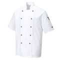 Kent Chef's Short Sleeve Jacket - S - White