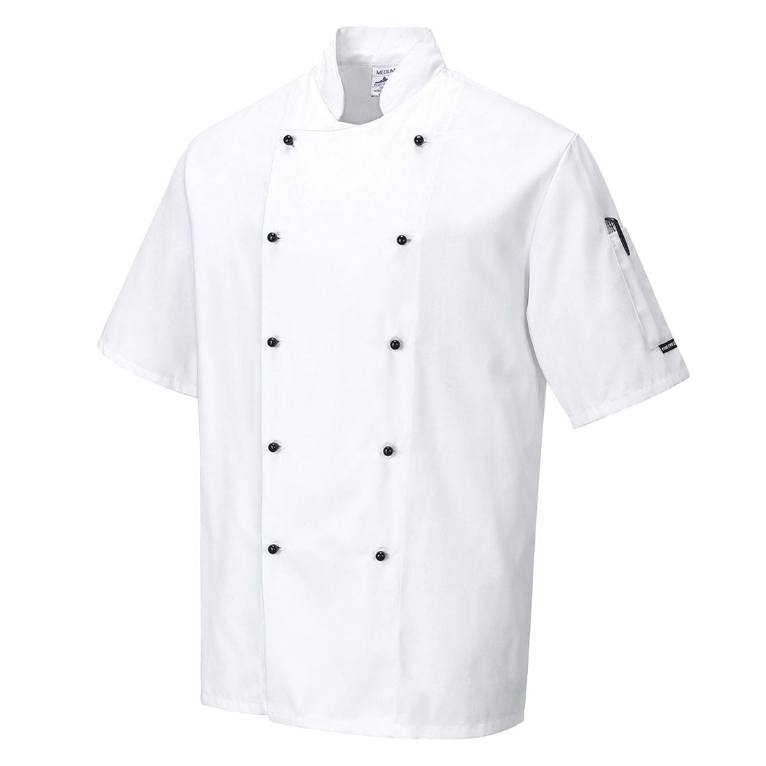Kent Chef's Short Sleeve Jacket - S - White