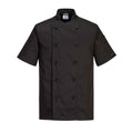 Kent Chef's Short Sleeve Jacket - XXL - Black