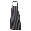 Butchers Stripe Bib Apron - Navy