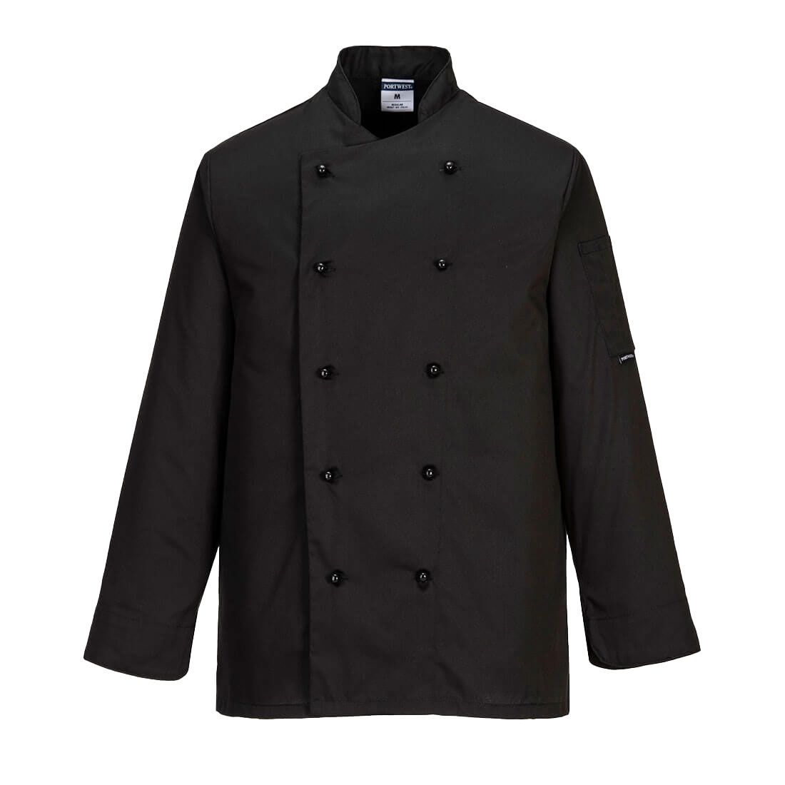 Kent Chef's Long Sleeve Jacket - XS - Black