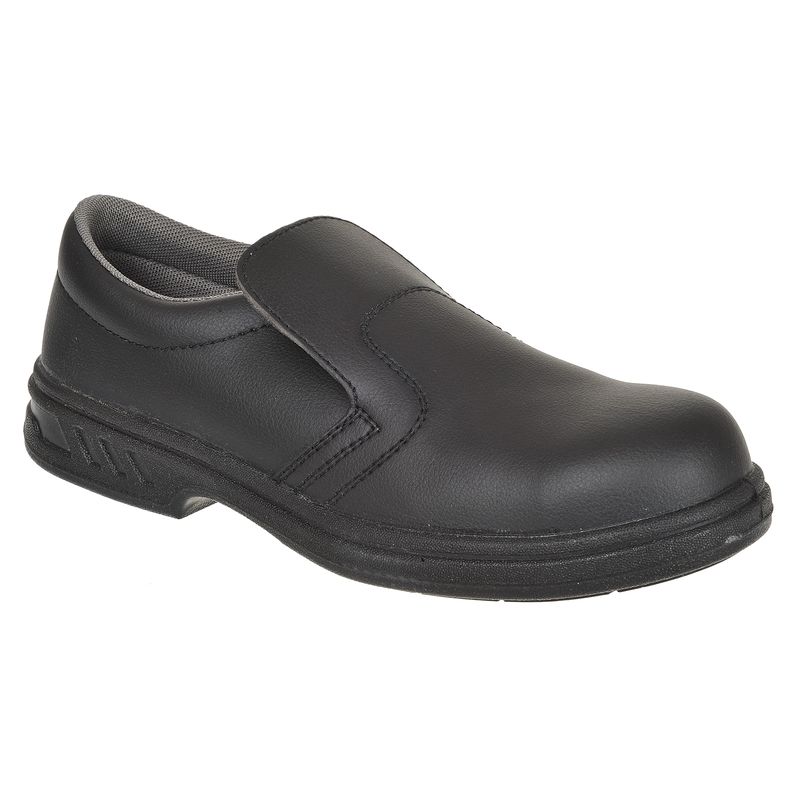 Steelite Slip On Safety Shoes - 8 - Black