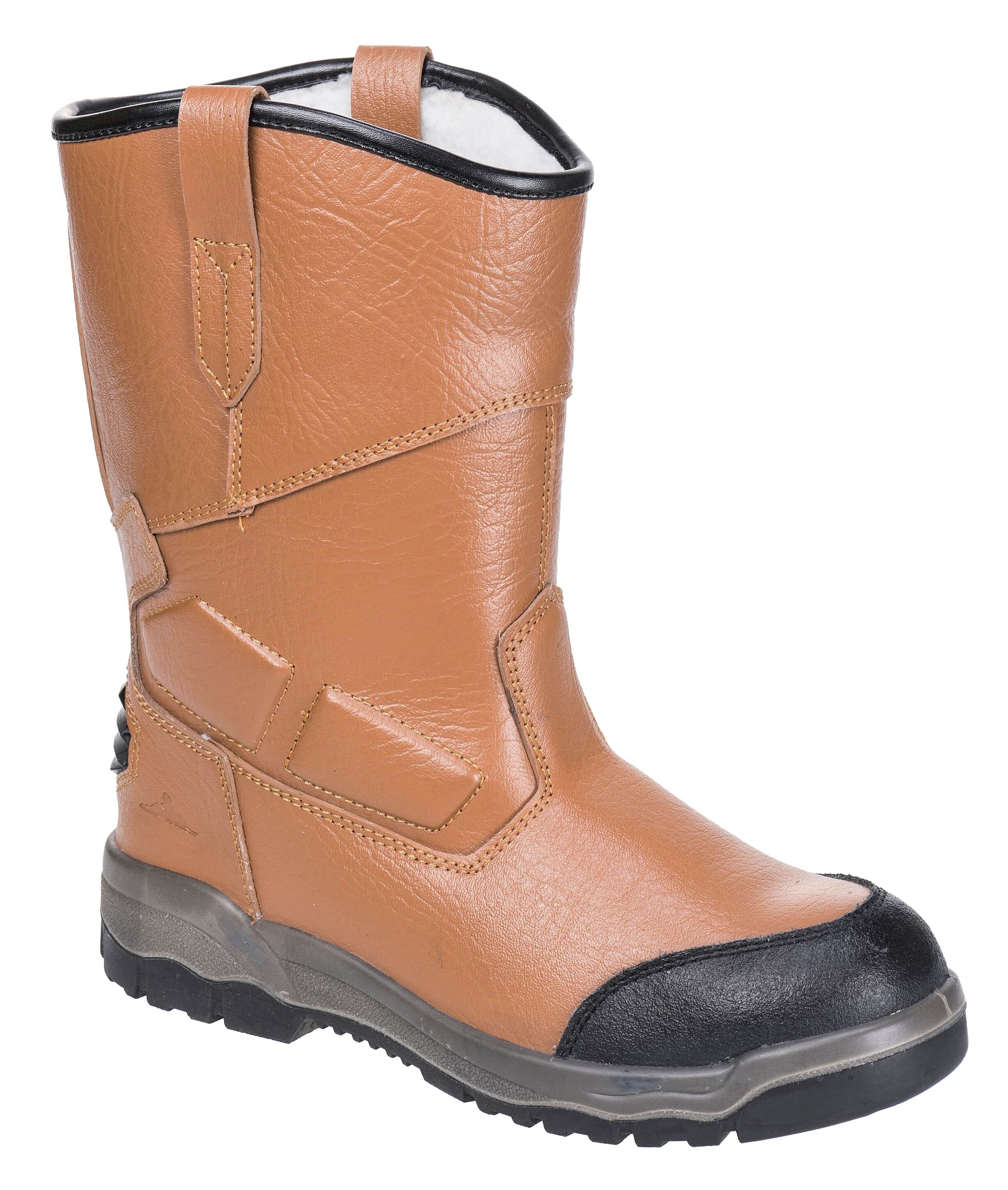 Steelite Pro S3 Fur Lined CI Rigger Boots - 7 - Tan