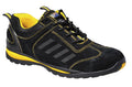 Steelite Lusum Safety Trainers - 10 - Black / Yellow