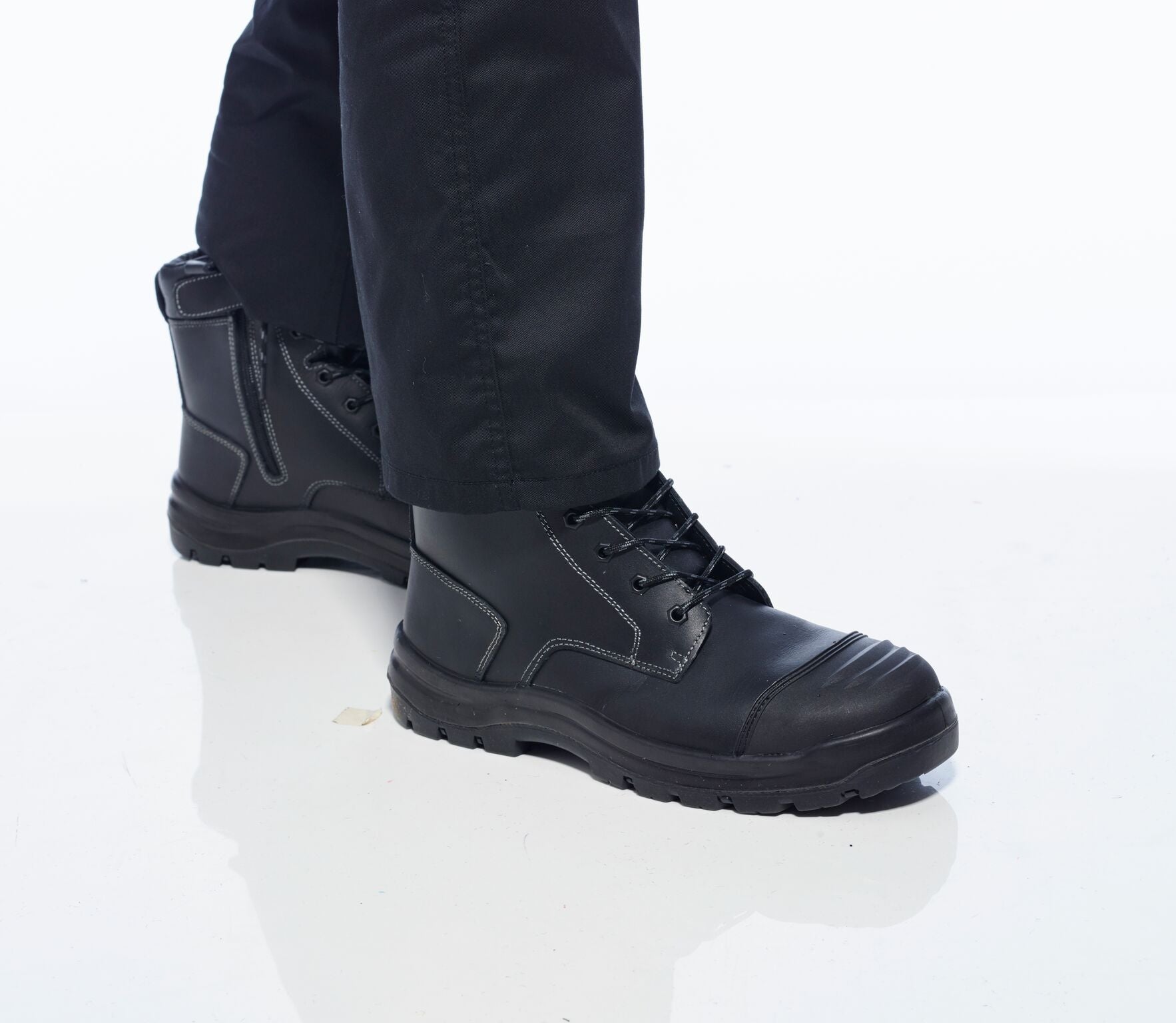 Eden Safety Boots - 8 - Black