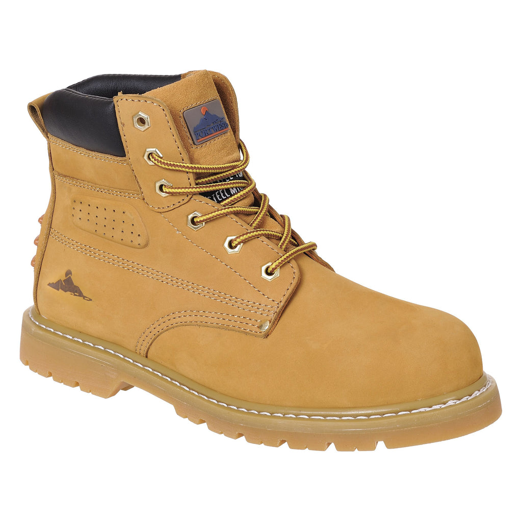 Steelite Welted Plus Safety Boots - 6 - Honey