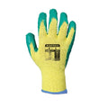 Classic Latex Grip Gloves - 8 / M - Yellow / Green