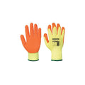 Classic Latex Grip Gloves - 9 / L - Yellow / Orange