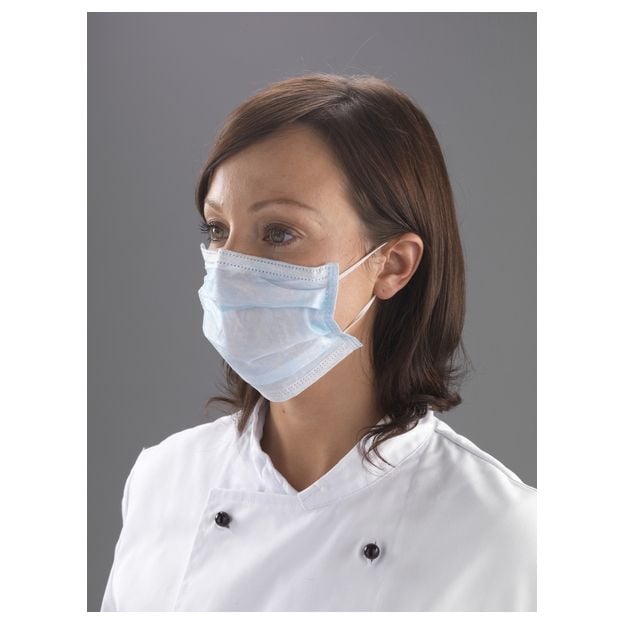 Shield® Disposable 3 Ply Ear Loop Face Masks - Blue