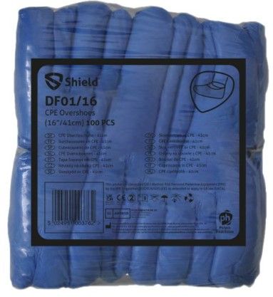Shield® Disposable Overshoes - 16"