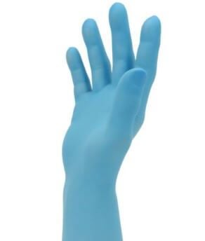 Professional Nitrile Disposable Gloves, Powder Free, Blue - L
