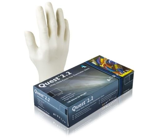 Nitrile Powder Free Examination Gloves - XL - White