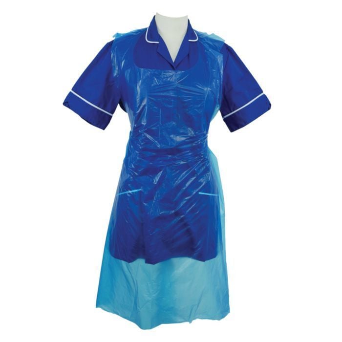 Shield® Disposable Aprons - 69 x 102cm - Blue