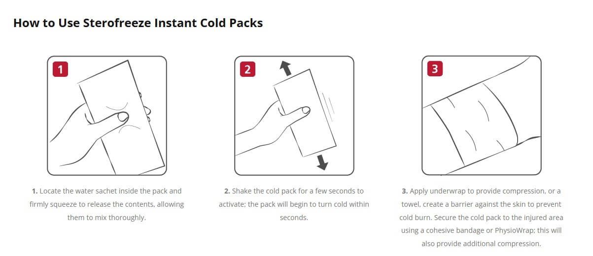 Instant Ice Packs - Large