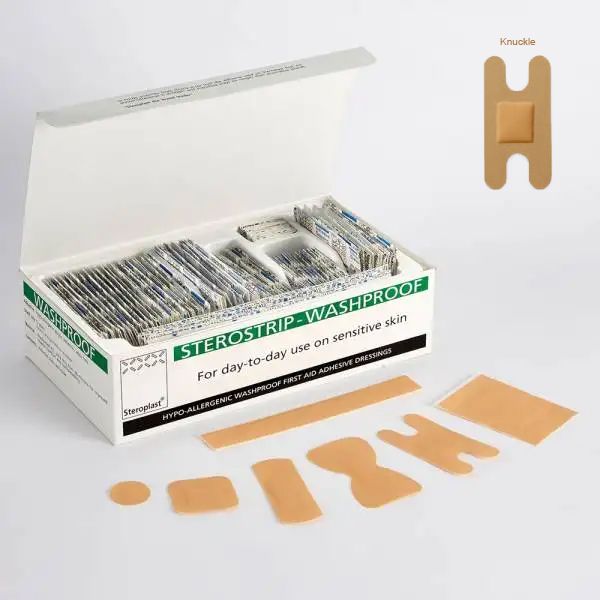 Sterostrip Washproof Plasters - Knuckle