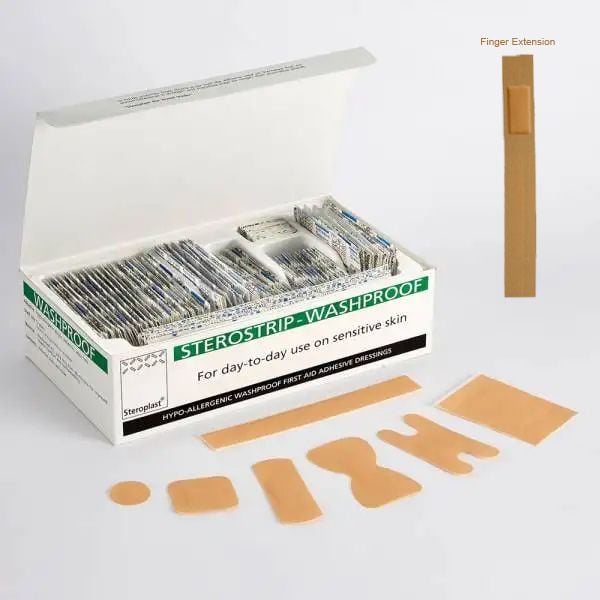 Sterostrip Washproof Plasters - Finger Extension