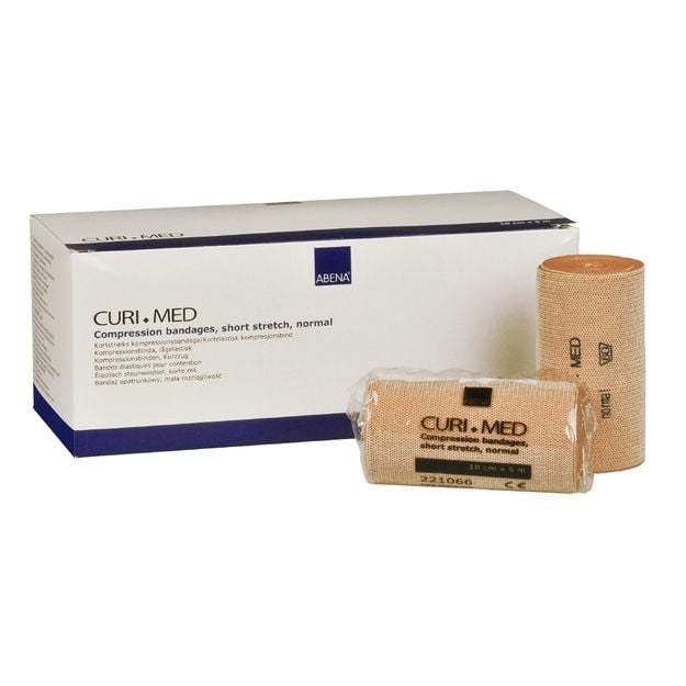 Short Stretch Compression Bandages - 10cm - Tan