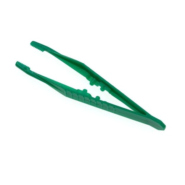 Plastic Tweezers - 4.5" - Green