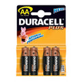 Duracell Plus Alkaline Batteries - 4 Pack - AA