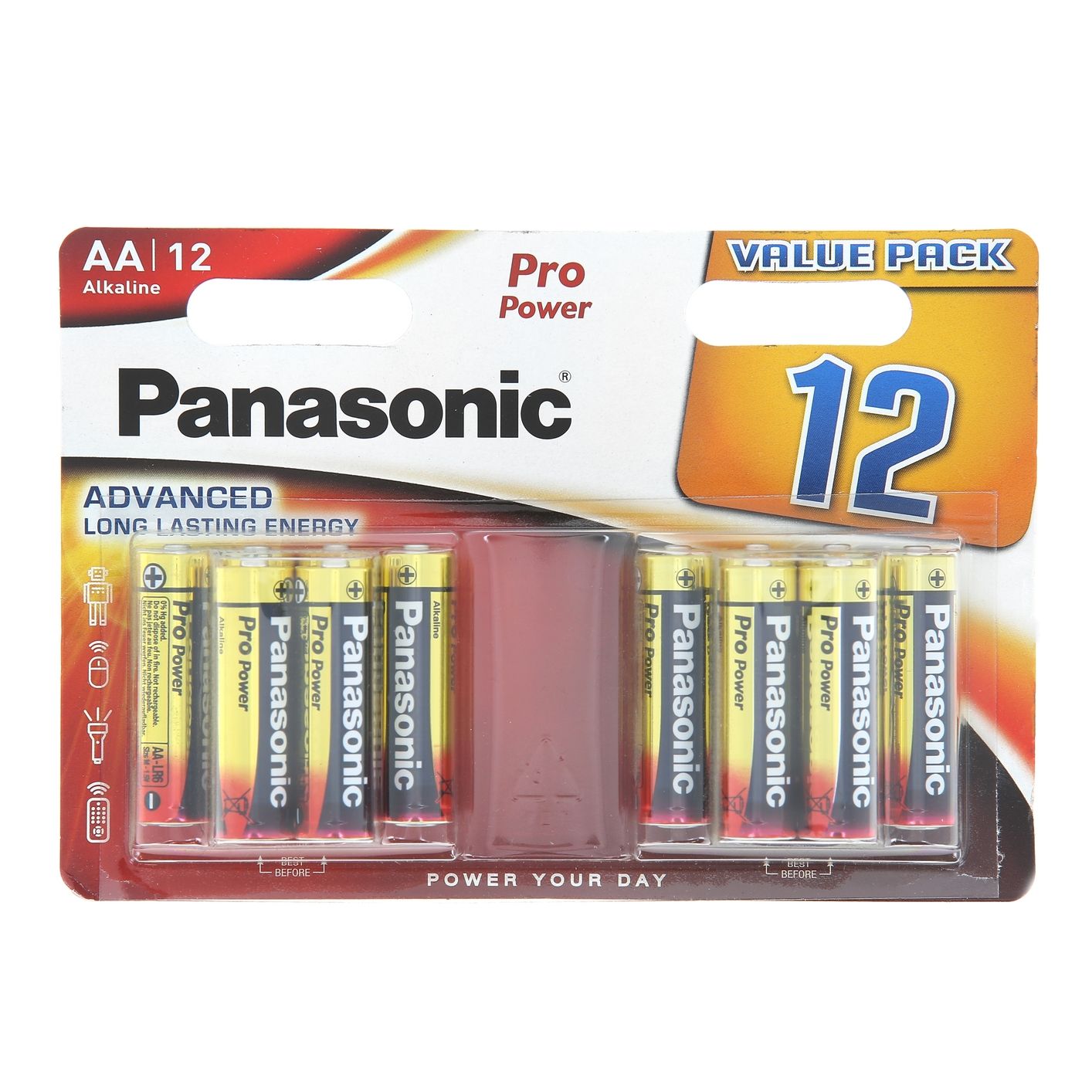 Panasonic Pro Power Alkaline Batteries - 12 Pack - AA﻿