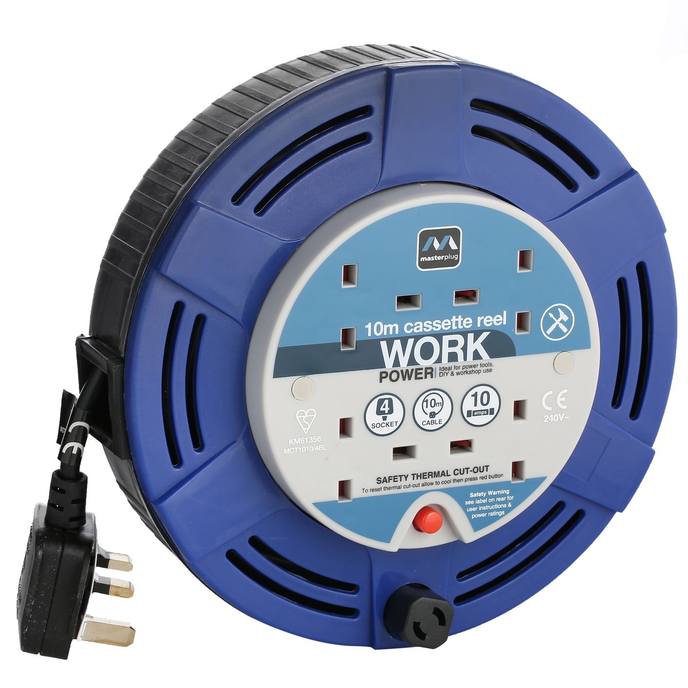 4 Way Extension Reel - 10m