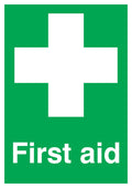 First Aid Sign - Rigid - 150mm