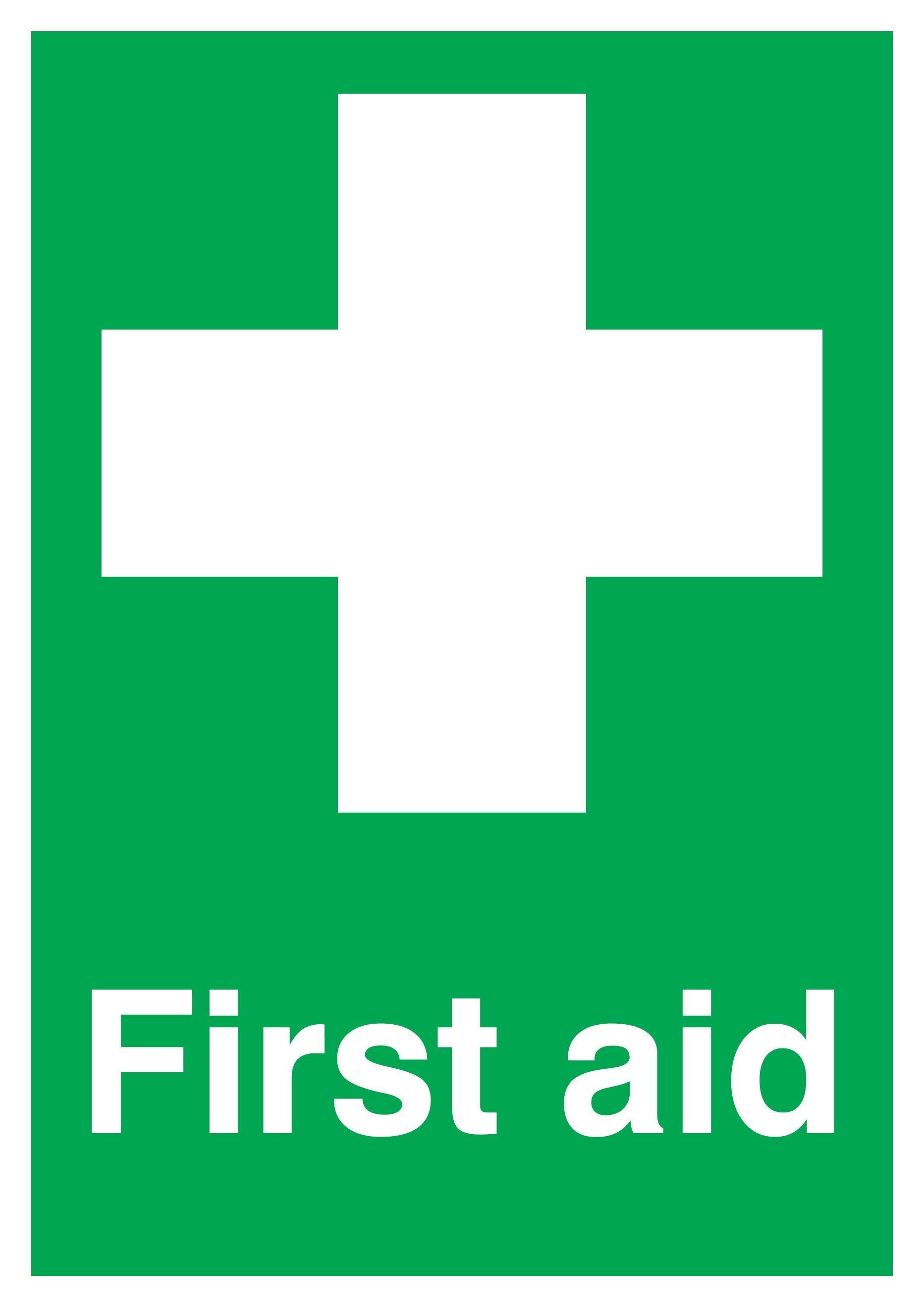 First Aid Sign - Rigid - 150mm