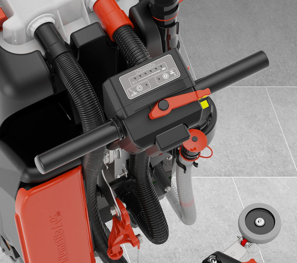Numatic Twintec TTB3045NX-R Scrubber Dryer LESS BATTERY