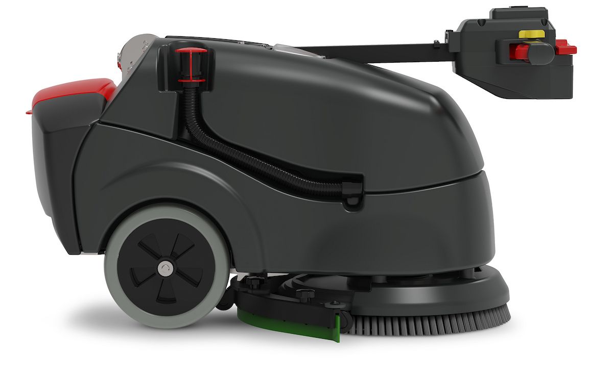 Numatic TTB1840NX-R Cordless Compact Scrubber Dryer with one battery